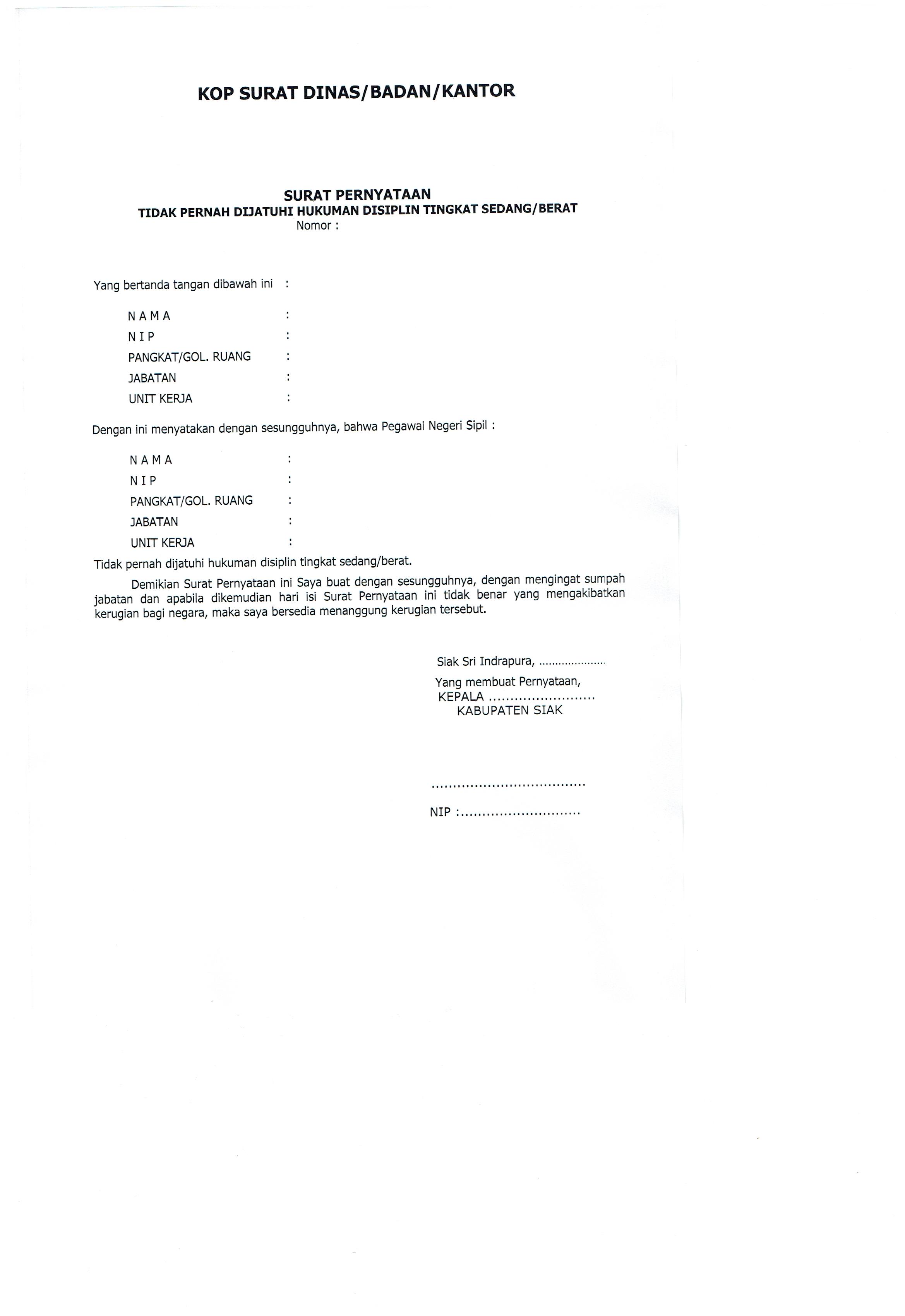 Detail Contoh Surat Permohonan Promosi Jabatan Nomer 10