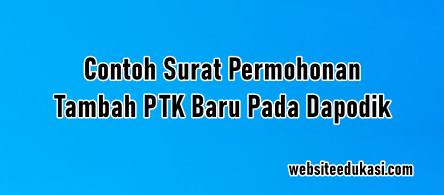 Detail Contoh Surat Permohonan Ptk Baru Nomer 50