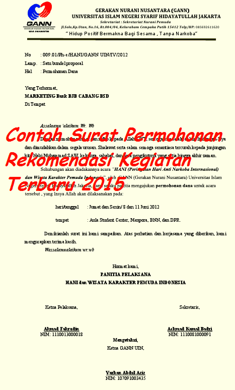 Detail Contoh Surat Permohonan Rekomendasi Dari Kemenag Nomer 42