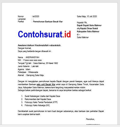 Detail Contoh Surat Permohonan Restrukturisasi Kredit Nomer 10