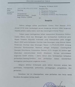 Detail Contoh Surat Permohonan Restrukturisasi Kredit Bank Nomer 12