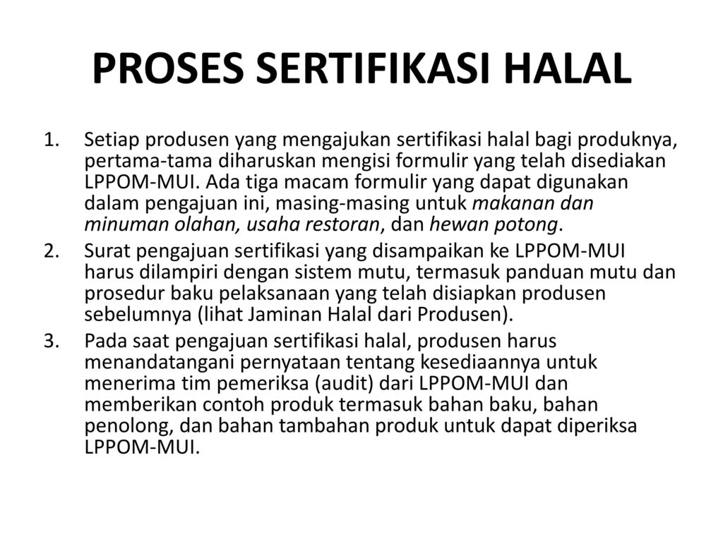 Detail Contoh Surat Permohonan Sertifikat Halal Mui Nomer 15