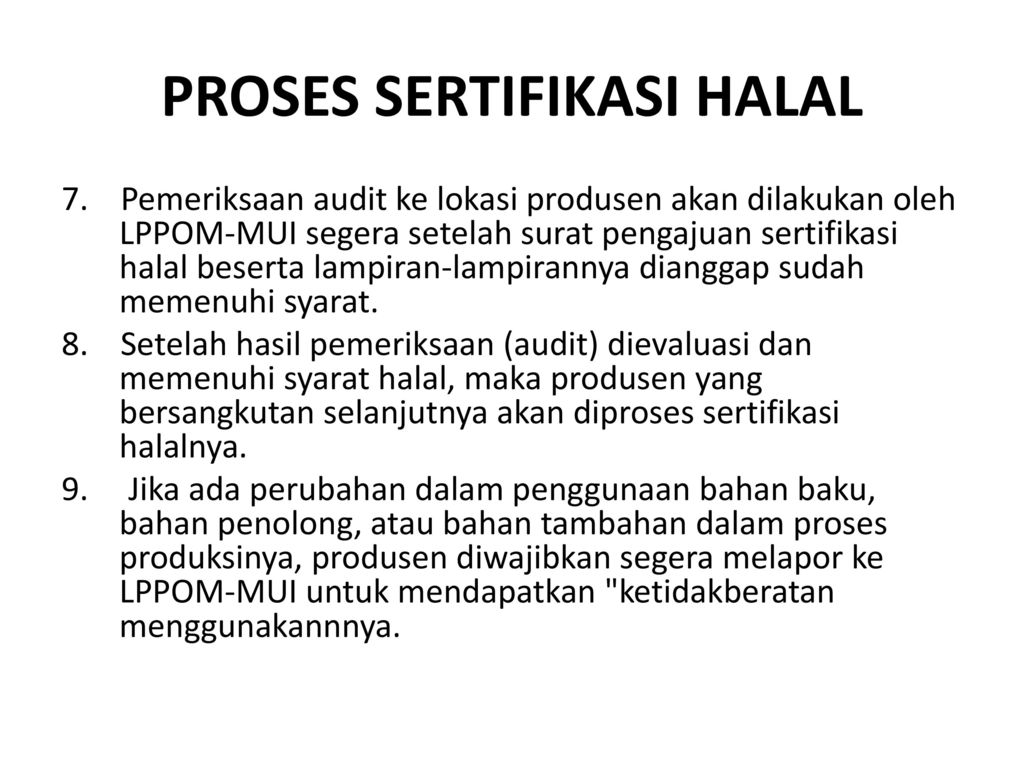 Detail Contoh Surat Permohonan Sertifikat Halal Mui Nomer 18