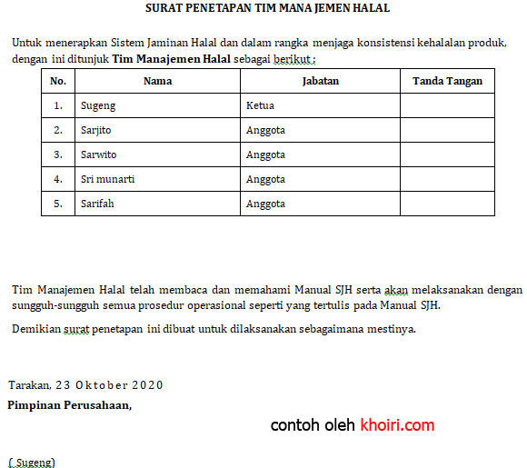 Detail Contoh Surat Permohonan Sertifikat Halal Mui Nomer 22