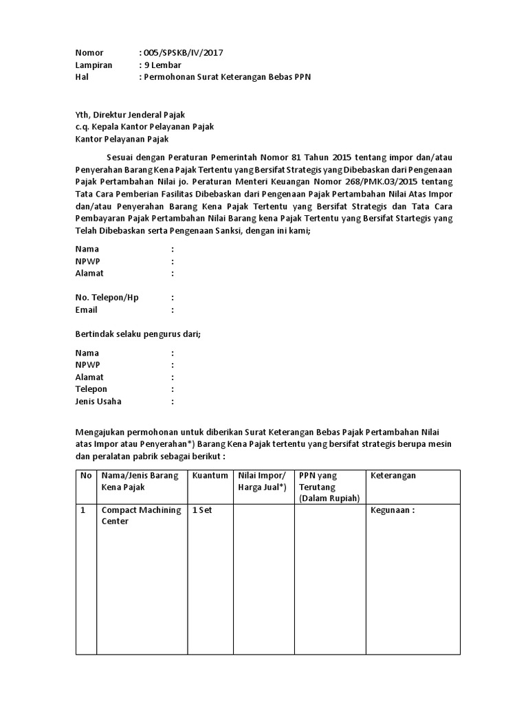 Download Contoh Surat Permohonan Skb Nomer 44