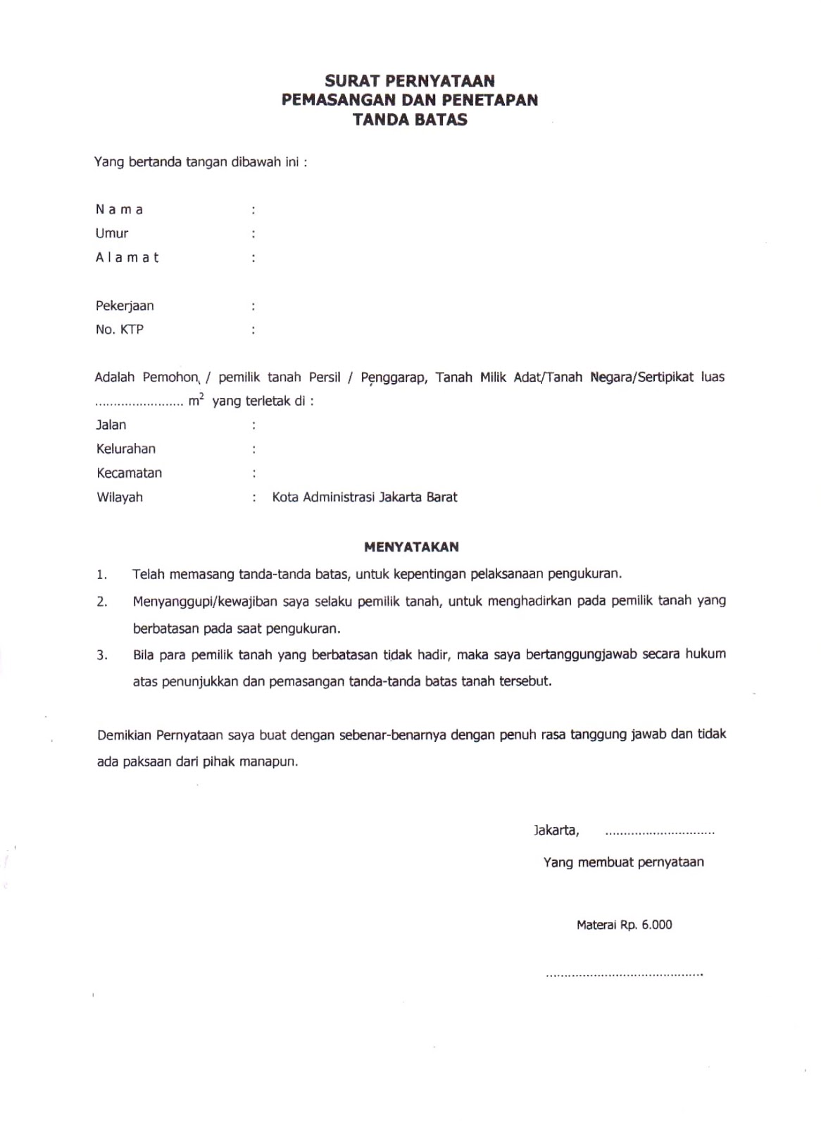 Detail Contoh Surat Permohonan Skpt Ke Bpn Nomer 20