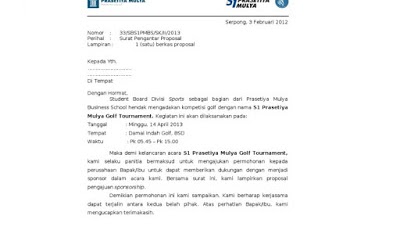 Detail Contoh Surat Permohonan Sponsorship Kegiatan Nomer 24