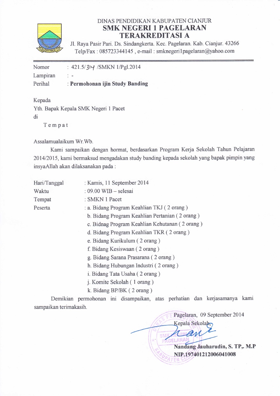 Detail Contoh Surat Permohonan Study Banding Nomer 38