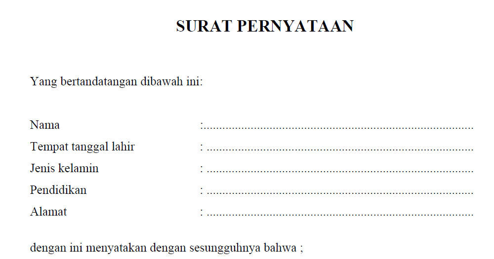 Detail Contoh Surat Permohonan Tidak Pernah Dipidana Nomer 18