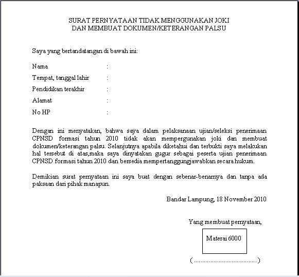 Detail Contoh Surat Permohonan Tidak Pernah Dipidana Nomer 42