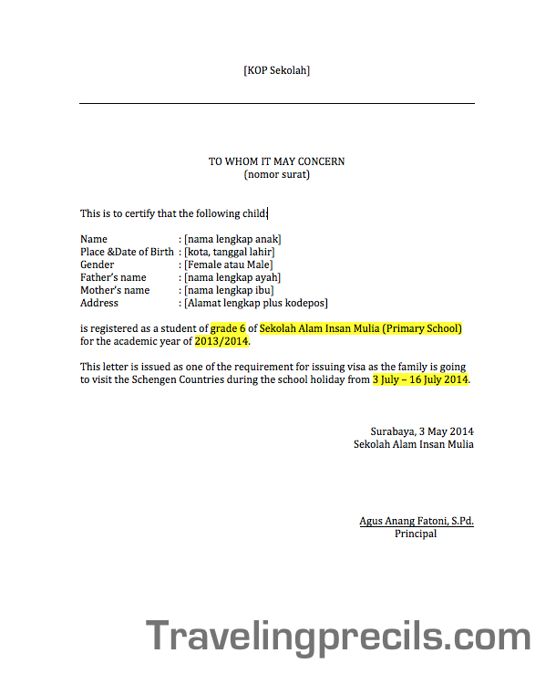 Detail Contoh Surat Permohonan Visa Kunjungan Ke Indonesia Nomer 13