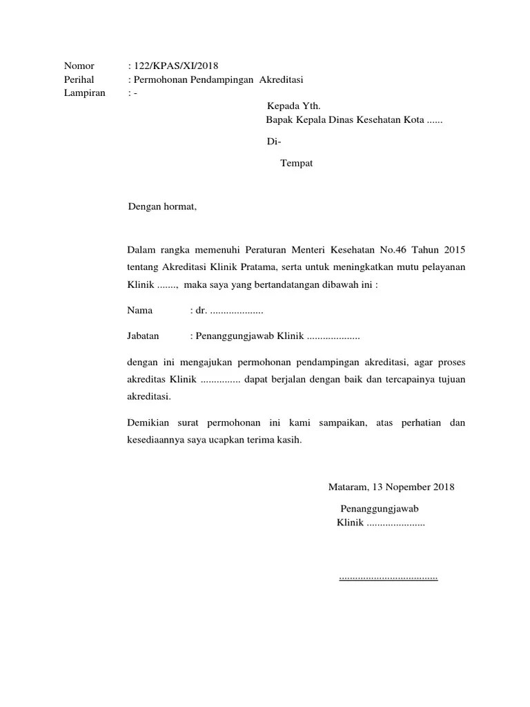 Detail Contoh Surat Permohonanpendampingan Tp4d Nomer 5