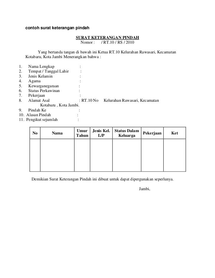 Detail Contoh Surat Pernyataan Batal Pindah Nomer 12