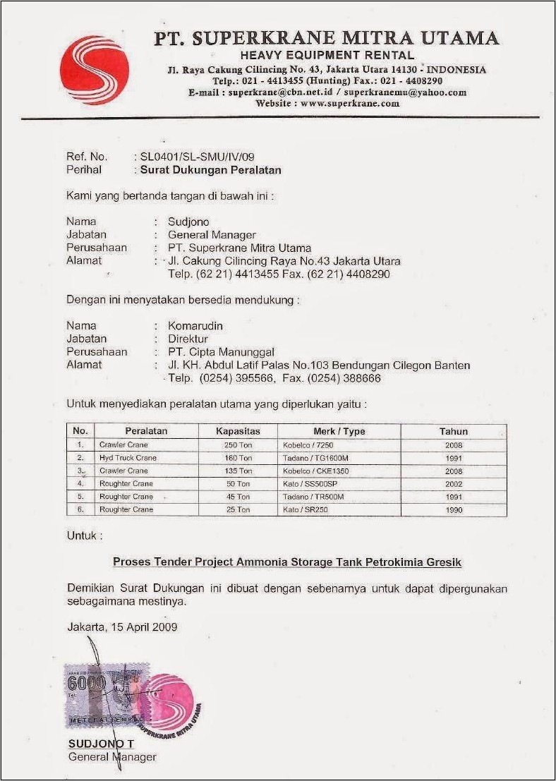 Detail Contoh Surat Pernyataan Bersedia Di Survey Nomer 39