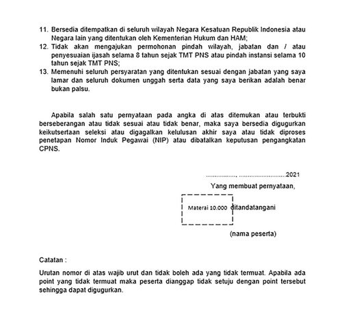 Detail Contoh Surat Pernyataan Bersedia Ditempatkan Di Sekolah Negeri Nomer 30