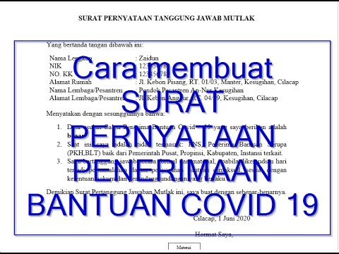 Detail Contoh Surat Pernyataan Bersedia Menerima Hibah Nomer 45