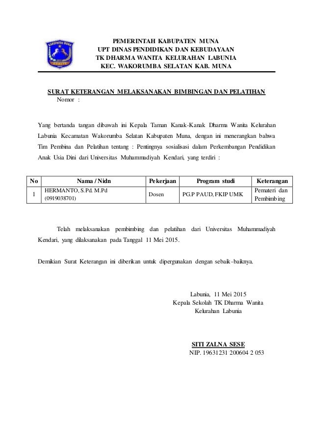 Detail Contoh Surat Pernyataan Bersedia Mengikuti Pelatihan Nomer 13