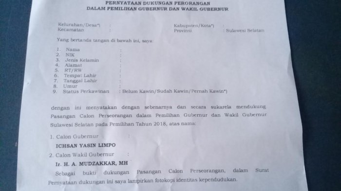 Detail Contoh Surat Pernyataan Dukungan Nomer 49