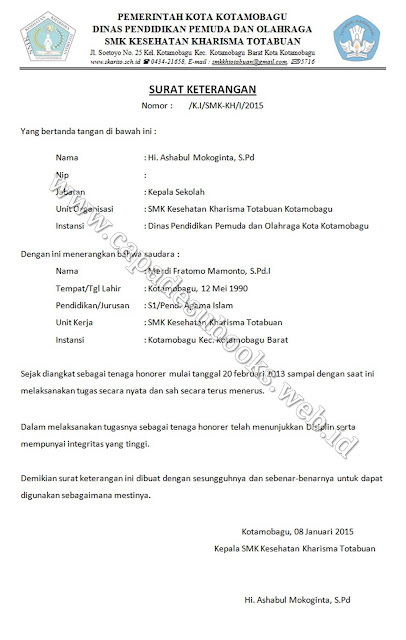 Detail Contoh Surat Pernyataan Guru Nomer 23