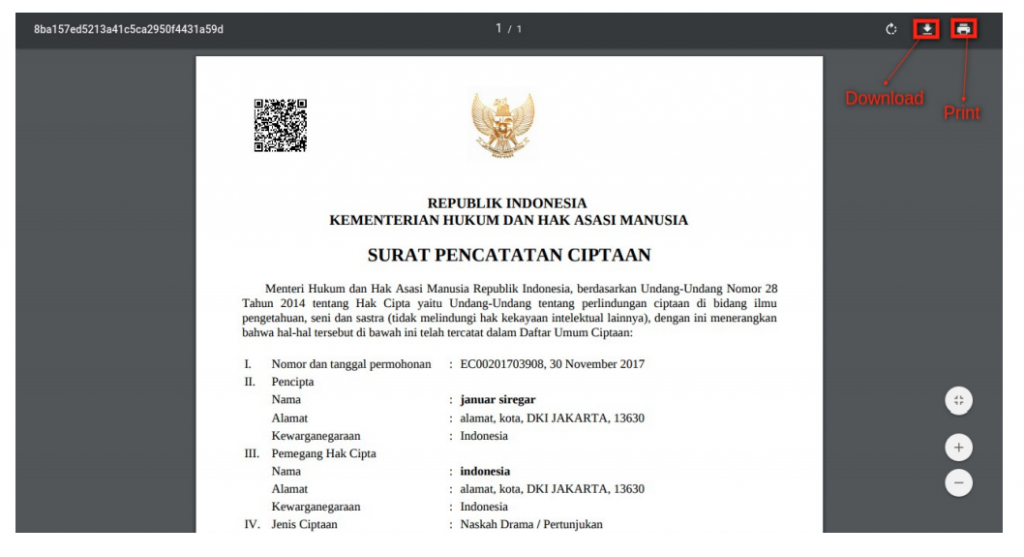 Detail Contoh Surat Pernyataan Hak Cipta Nomer 34