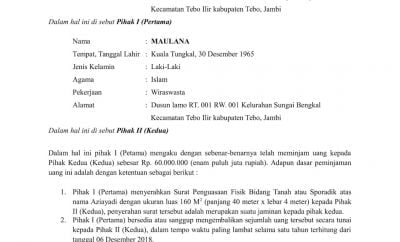 Detail Contoh Surat Pernyataan Hutang Yang Bisa Dipidanakan Nomer 32