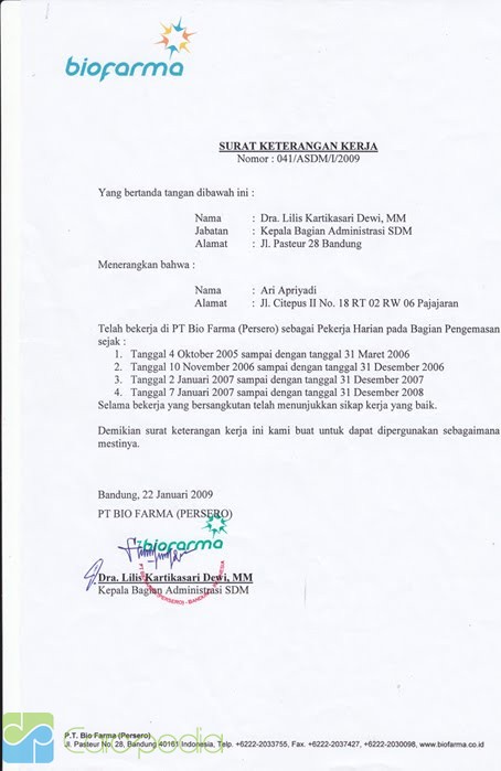 Detail Contoh Surat Pernyataan In English Nomer 32