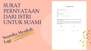 Detail Contoh Surat Pernyataan Istri Mengizinkan Suami Menikah Lagi Nomer 39