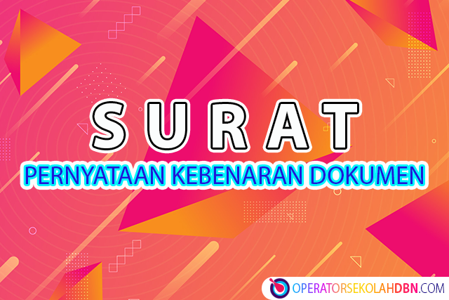 Detail Contoh Surat Pernyataan Keabsahan Dan Kebenaran Dokumen Nomer 32