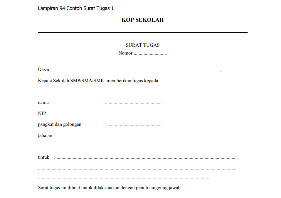 Detail Contoh Surat Pernyataan Kebutuhan Guru Dari Kepala Sekolah Nomer 54