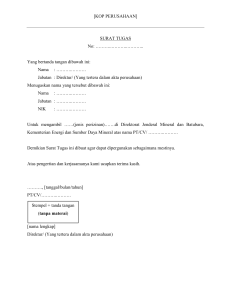 Detail Contoh Surat Pernyataan Kedudukan Usaha Nomer 7