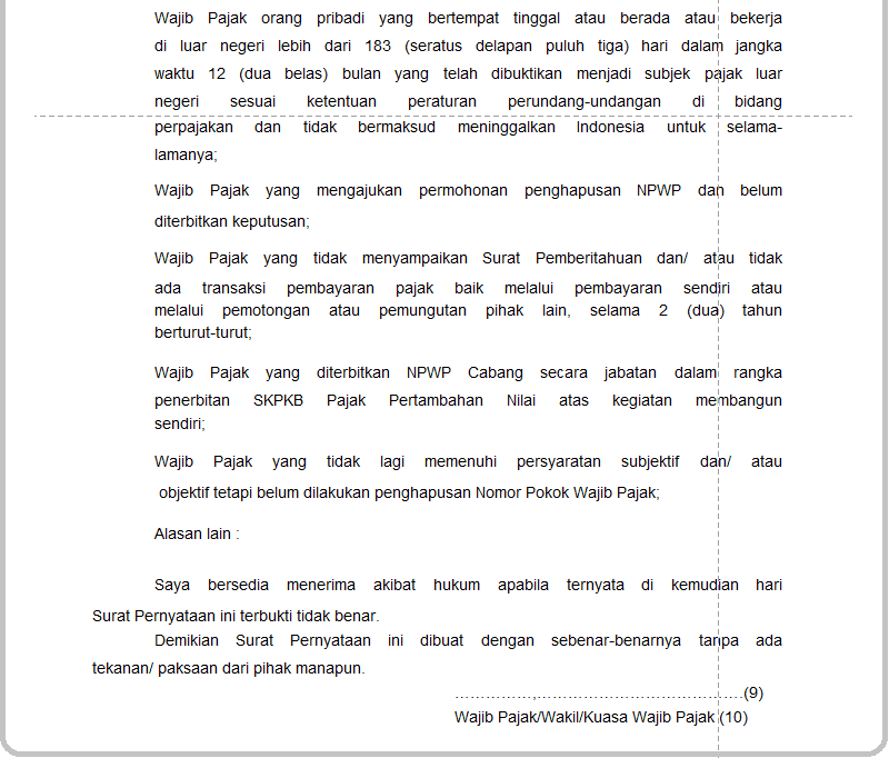 Detail Contoh Surat Pernyataan Kegiatan Usaha Untuk Npwp Nomer 33