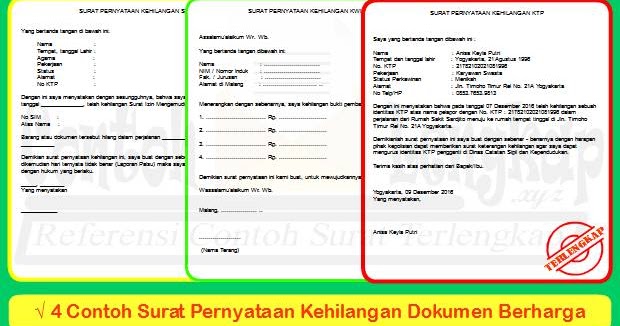 Detail Contoh Surat Pernyataan Kehilangan Faktur Koleksi Nomer 35