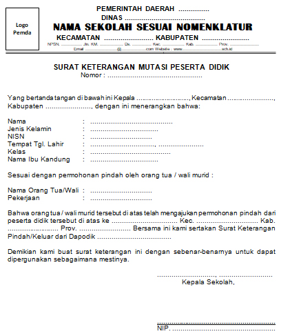 Detail Contoh Surat Pernyataan Keluar Dari Sekolah Nomer 20