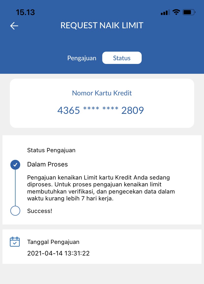 Detail Contoh Surat Pernyataan Kenaikan Limit Kartu Kredit Nomer 34