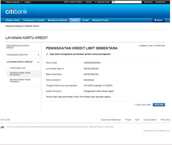 Detail Contoh Surat Pernyataan Kenaikan Limit Kartu Kredit Nomer 49