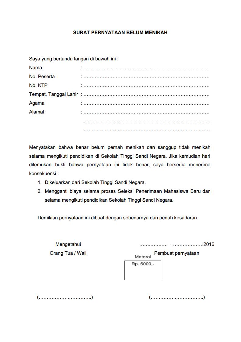 Detail Contoh Surat Pernyataan Kesalahan Penulisan Tanggal Lahir Nomer 54