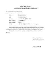 Detail Contoh Surat Pernyataan Kesanggupan Doc Nomer 33