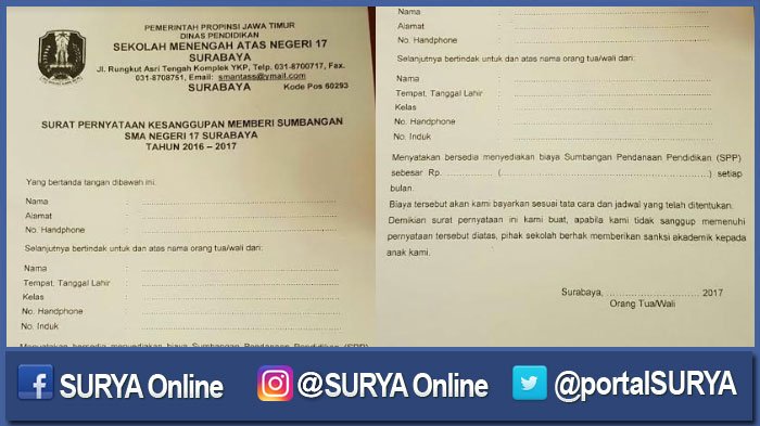 Detail Contoh Surat Pernyataan Kesanggupan Membayar Spp Nomer 23