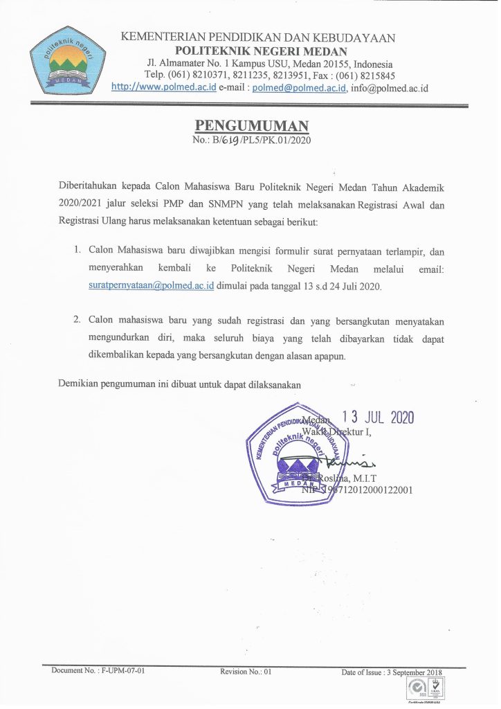 Detail Contoh Surat Pernyataan Mahasiswa Baru Nomer 28