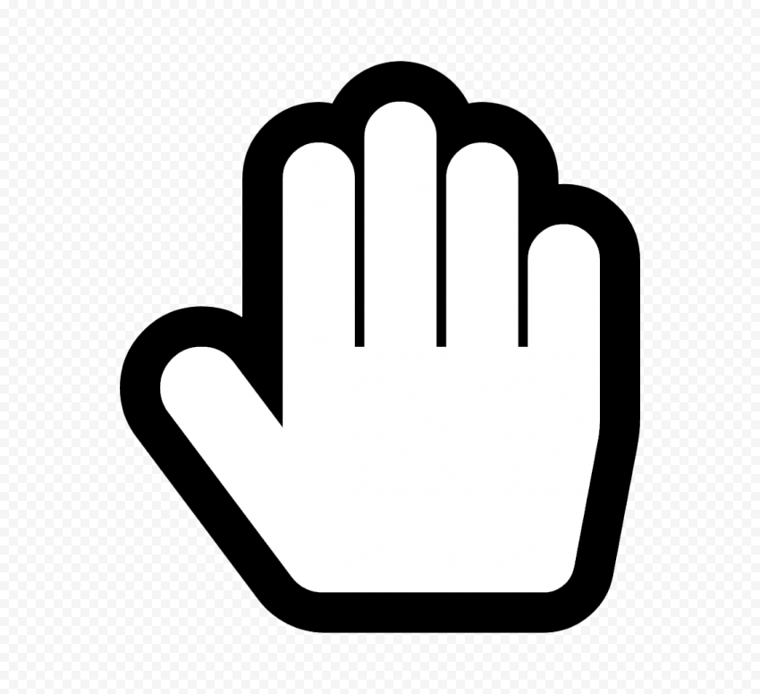 Detail Icon Hand Stop Nomer 4