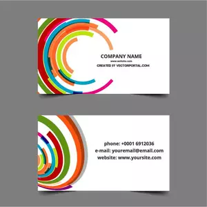 Detail Illustrator Visitenkarte Template Nomer 14