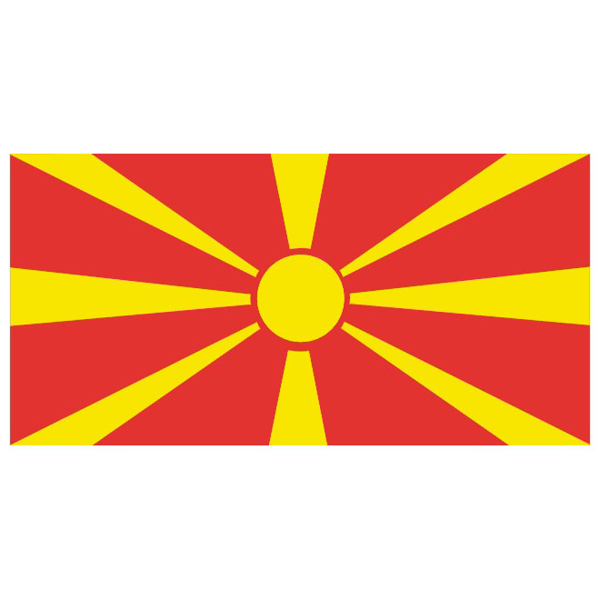 Detail Mazedonien Flagge Nomer 2