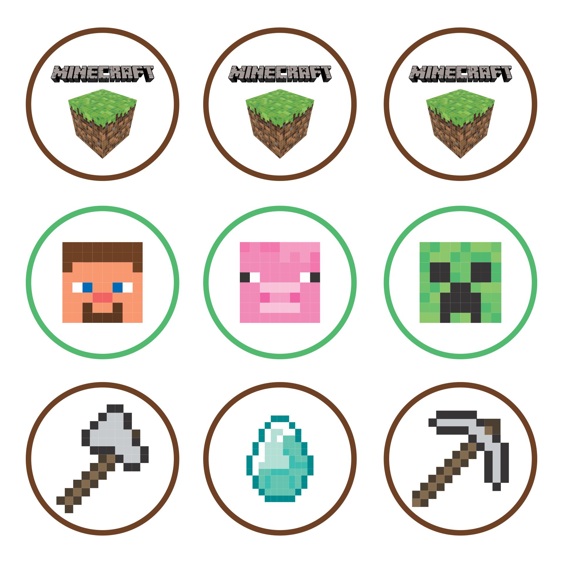 Detail Minecraft Circle Sheet Nomer 10