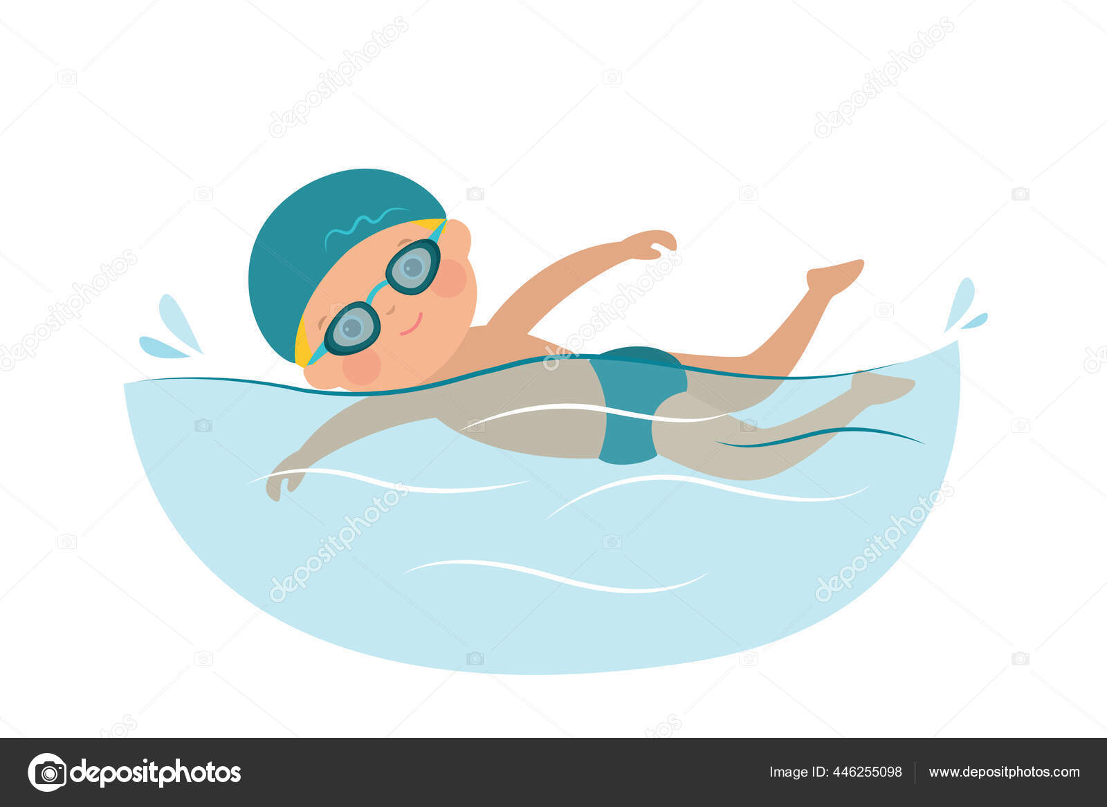 Detail Gambar Orang Berenang Animasi Nomer 2