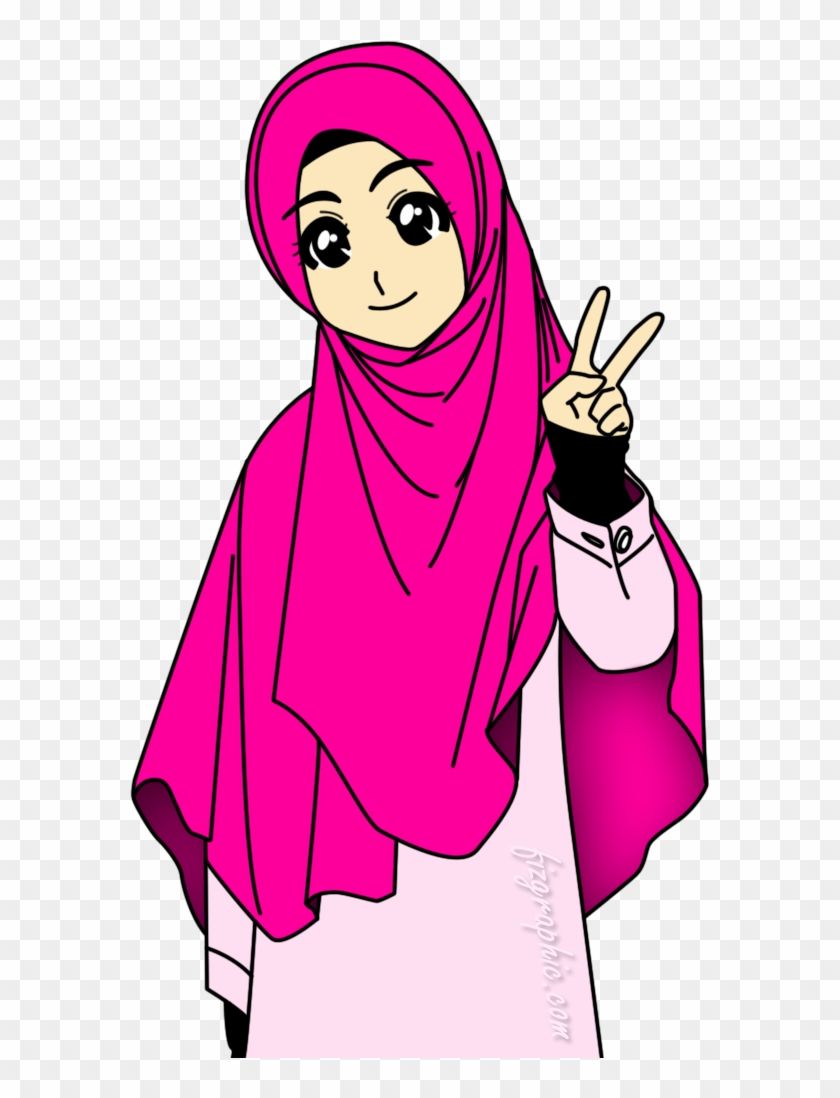 Detail Gambar Orang Berjilbab Animasi Nomer 55