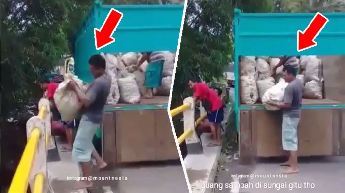 Detail Gambar Orang Buang Sampah Di Sungai Nomer 36