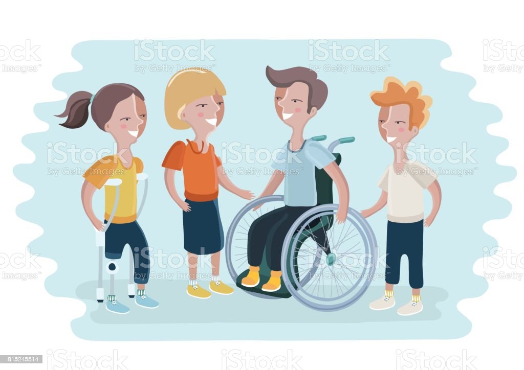 Detail Gambar Orang Cacat Pakai Kursi Roda Nomer 38