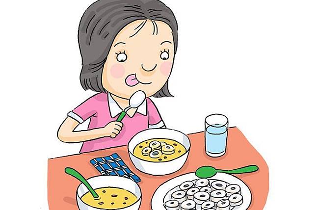 Detail Gambar Orang Makan Siang Kartun Nomer 16