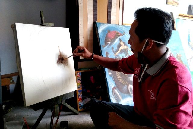 Detail Gambar Orang Melukis Nomer 9