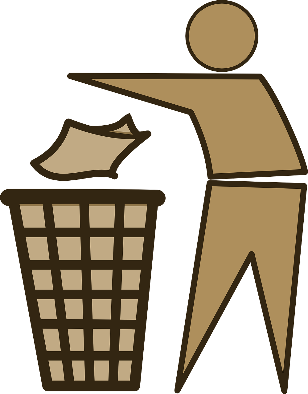 Detail Gambar Orang Membuang Sampah Kartun Nomer 16